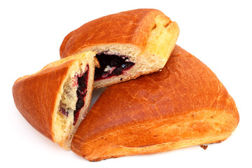 Cake pies with blueberries © Mediagfx