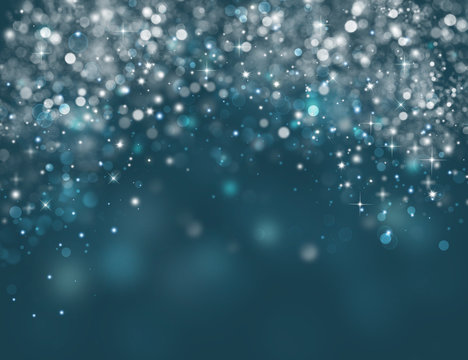 elegant Christmas blue background
