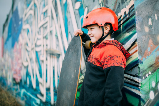Kid with longboard