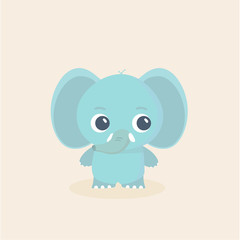 Elephant vector illustration.
