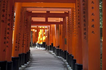Fotobehang symbolic torii gates © photoeverywhere