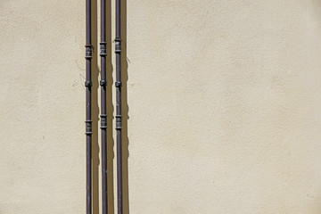 gas tube on the wall