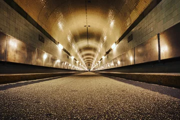 Küchenrückwand Plexiglas Tunnel Hamburger Elbtunnel