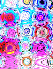 abstract colorful background with motion, dynamic and movement concept. Circle structure.