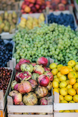 Fresh Fruits at a Market
