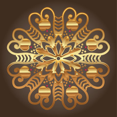Abstract Ornate Element For Design