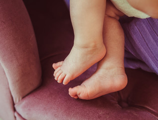 Little baby's feet