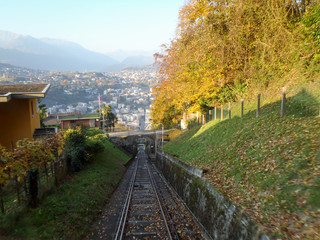 San Salvatore funicular line