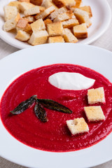 beetroot cream soup