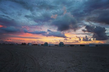 Sonnenaufgang in Miami Beach