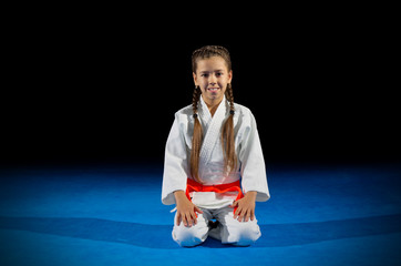 Girl martial arts fighter