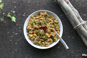 Thai Quinoa Salad with vegetables