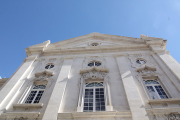 Fototapeta premium Lisbonne, contre ^plongée de l'hotel de ville