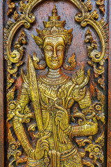 molded figure man Thai ancient sculpture