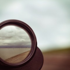 Die Nordsee im Fernglas