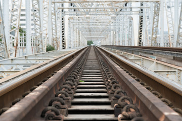 iron bridge and railway