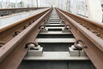 iron bridge and railway