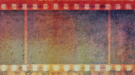 grunge film strip background and texture