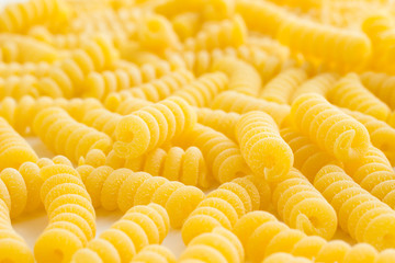 Pasta in the form of spirals