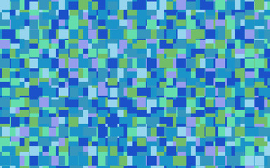 abstract square aquamarine