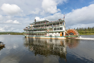 Naklejka premium Alaska, the Last Frontier USA