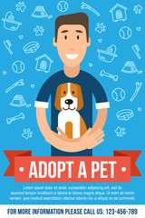 Pet adoption poster