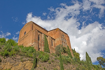 Fototapeta na wymiar Siena, Basilica Cateriniana San Domenico
