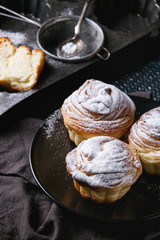 Modern pastries cruffins