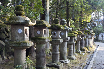 Moss Covered Kasuga-doro lanterns