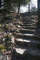 Rural stone steps