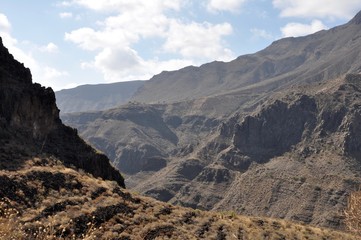 Gebirge auf Gran Canaria