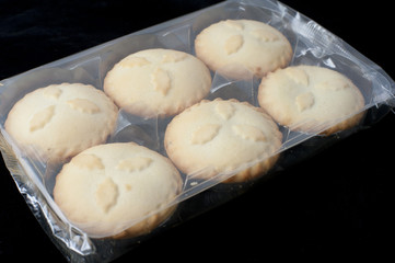 Packaged store bought Christmas mince pies