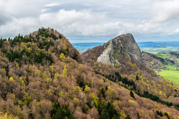 Fototapeta na wymiar Volcans d'Auvergne regional natural park, Auvergne, France.