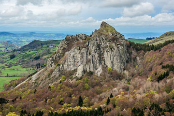 Volcans d'Auvergne regional natural park, Auvergne, France.