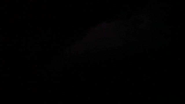 Incredible lightning storm in supercell clouds