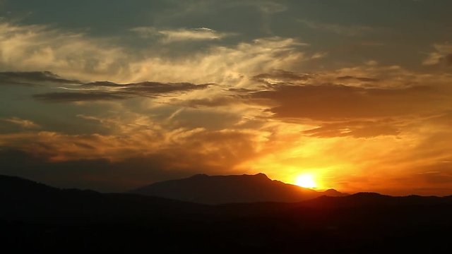 amazing heavenly sunset timelapse time lapse over natural background mountain landscape stunning beautiful