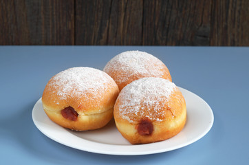 Donuts with jam