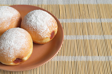 Donuts with jam