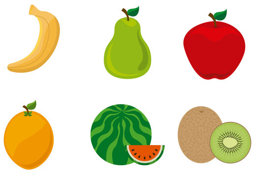 9 Assorted Fruit Icons