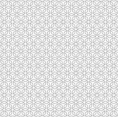 Vector monochrome seamless pattern, thin geometric linear figures, rhombuses, black & white.  Minimalist ornamental background. Simple endless texture for tileable print, digital, decoration, cover