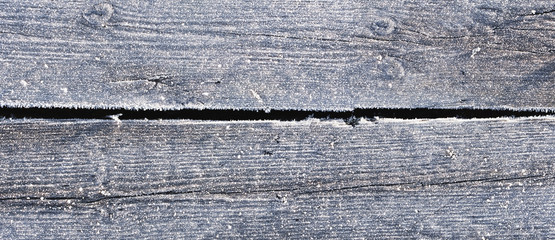 Wooden board frosted background