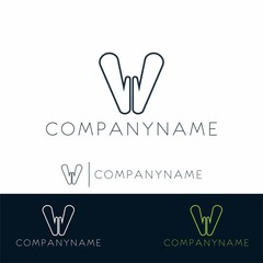 cool modern technology logo