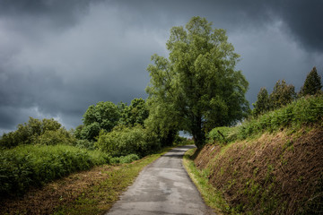 Jakobsweg bei schlechtem Wetter