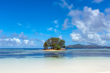 Little beautiful island in Seychelles