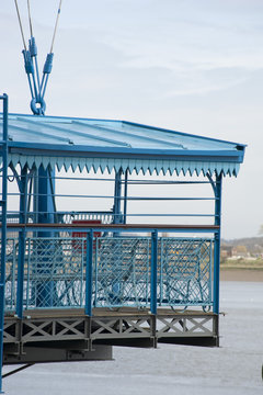 Gondola Of The Newport Transporter Bridge