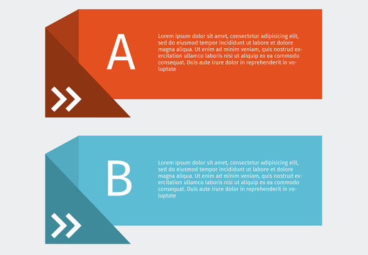 Red Blue and Dark Blue Business Infographic Template