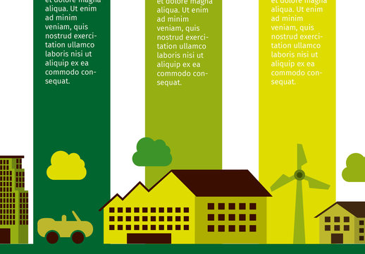 Green Sustainable Community Ecology Infographic Template