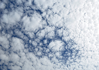 sky with cirrus clouds