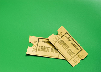 Two generic admission tickets