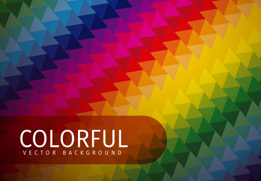 Vibrant Geometric Triangle Pattern Texture Set